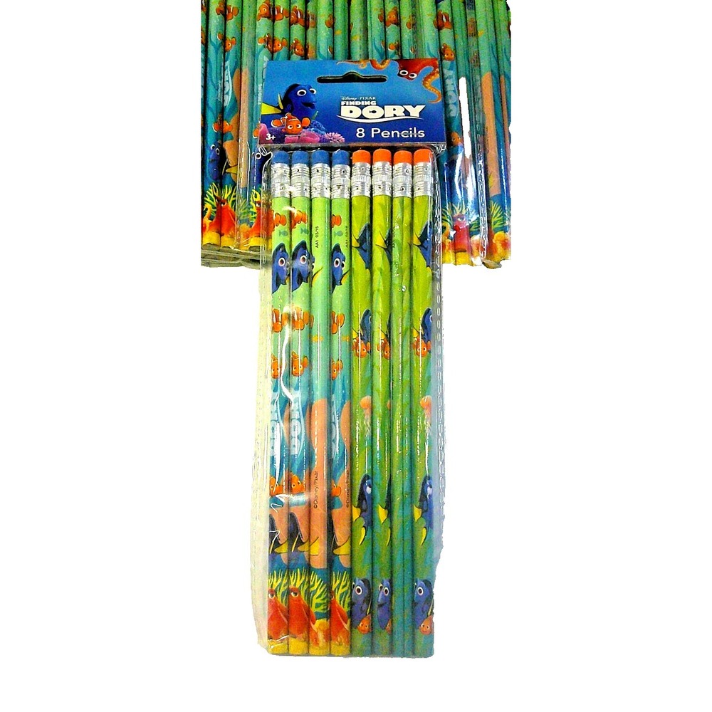 LOT of Finding Dory Pencils. (12) 8-Packs, 96 Pencils Total‎ - Picture 3 of 4